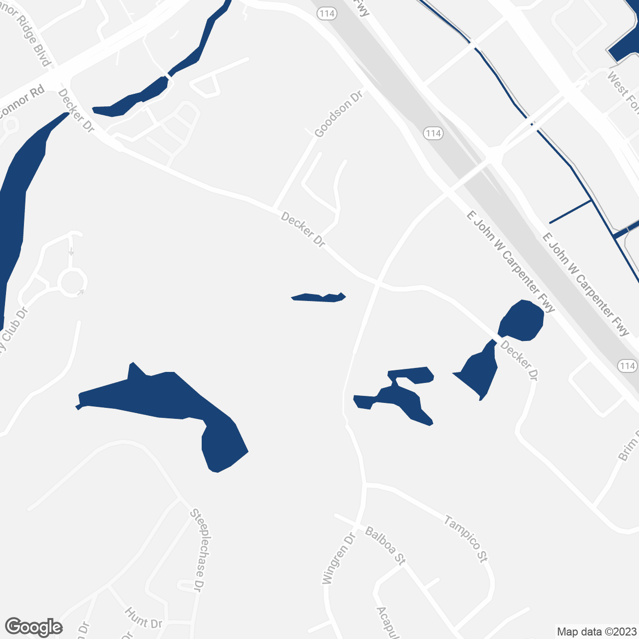 Irving Map